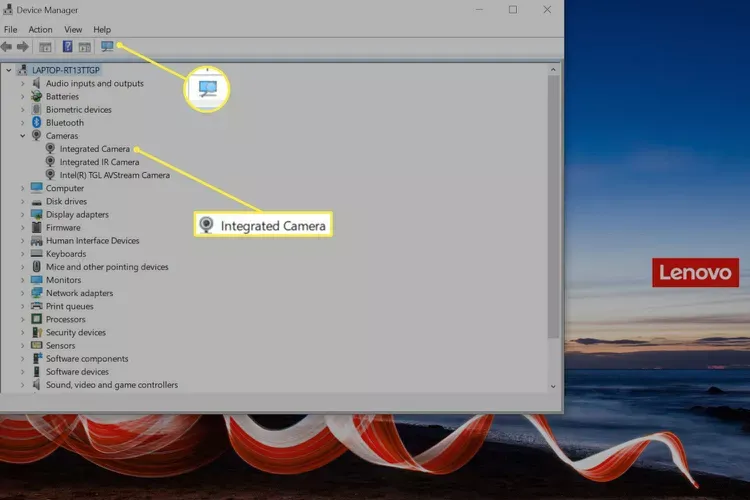 حل مشکل دوربین لپ‌ تاپ لنوو