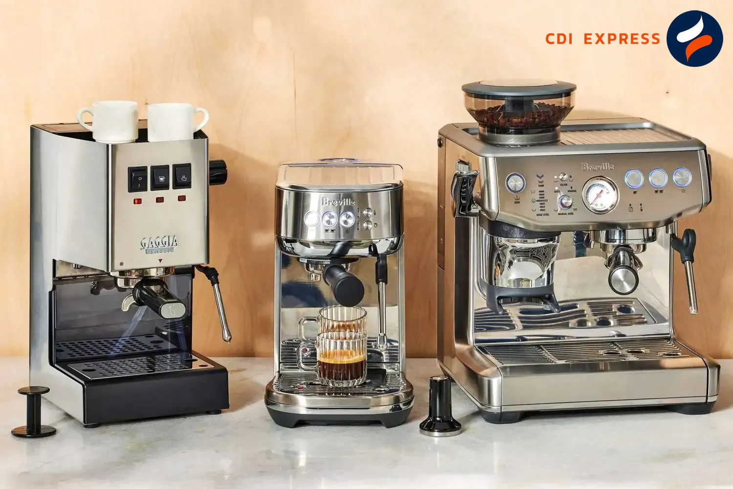 واردات قهوه ساز، اسپرسو ساز و قطعات مود نیاز از چین با CDI Express