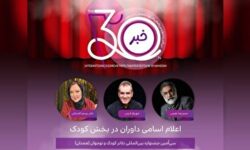 داوران جشنواره تئاتر کودک و نوجوان معرفی شدند