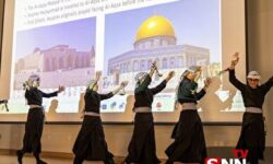 همبستگی مدرسه شربورن قطر با فلسطین + عکس