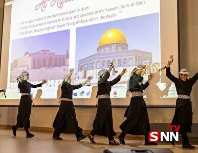 همبستگی مدرسه شربورن قطر با فلسطین + عکس