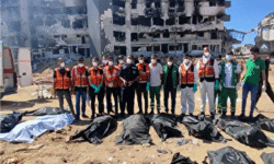 وزارت بهداشت غزه زمان انتقال اجساد دفن‌شده در بیمارستان الشفاء را اعلام کرد