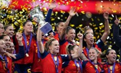 قهرمانی بانوان اسپانیا در لیگ ملت های اروپا