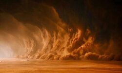 طوفان شن سهمگین در استرالیا از آسمان معدن بزرگ طلا عبور کرد + فیلم