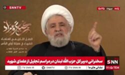 شیخ نعیم قاسم: طرح خلع سلاح مقاومت، در واقع هدفگیری مستقیم زندگی مردم لبنان است