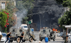 شهادت یک فلسطینی بر اثر حمله رژیم صهیونیستی در کرانه باختری