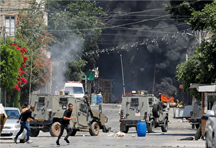 شهادت یک فلسطینی بر اثر حمله رژیم صهیونیستی در کرانه باختری