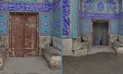 سرقت درب تاریخی مسجد جامع صفوی خمینیشهر