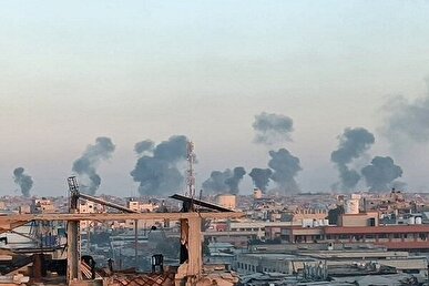 شنیده شدن صدای انفجارهای شدید در نوار غزه