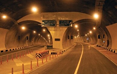 انسداد شبانه مسیر شرق به غرب تونل نیایش و پل صدر
