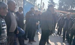 تجمع اهالی روستای رویین اسفراین در اعتراض به کوه خواری