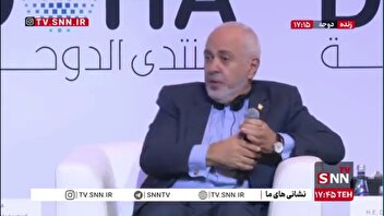 ظریف: دیگر امروز همه فهیده اند رژیمی که خود را فراتر از قانون می‌داند، حتی نقشه اسرائیل بزرگ منتشر کرده است، مشکل است