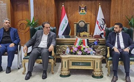 سفر‍ استاندار ایلام به میسان عراق به منظور توسعه مرز چیلات و گسترش همکاری‌های اقتصادی