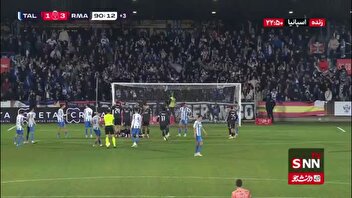 گل دوم تالاورا به رئال مادرید توسط رنزو در دقیقه 90+1
