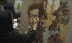 برگزاری رویداد کارگاه نقاشی روایت یاران شهرکرد + فیلم