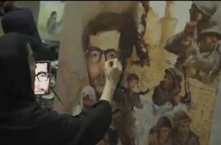 برگزاری رویداد کارگاه نقاشی روایت یاران شهرکرد + فیلم