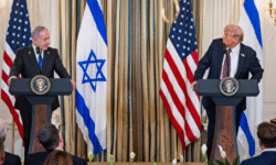 لفاظی ترامپ علیه ایران در دیدار با نتانیاهو: شنیده‌ام ایران می‌خواهد با ما توافق کند