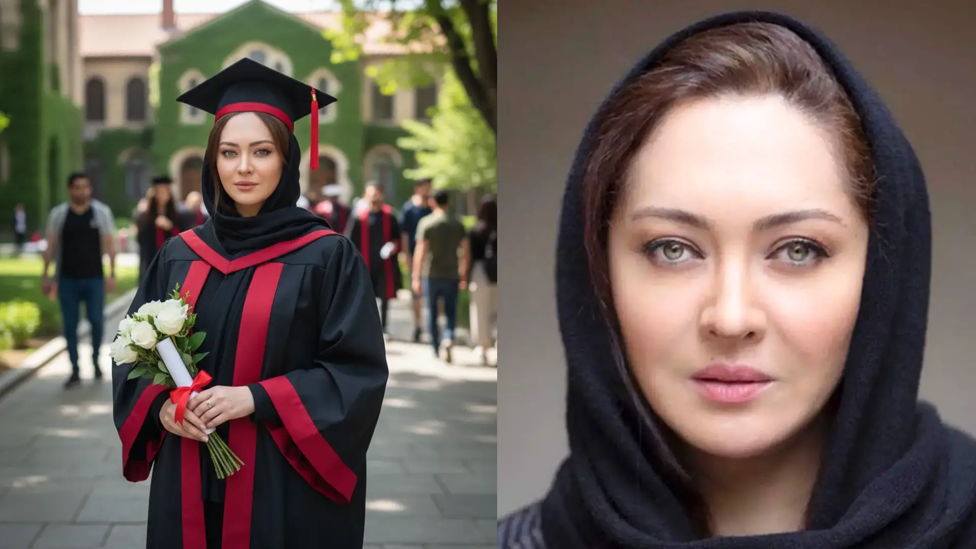 پرامپت عکس فارغ التحصیلی در دانشگاه