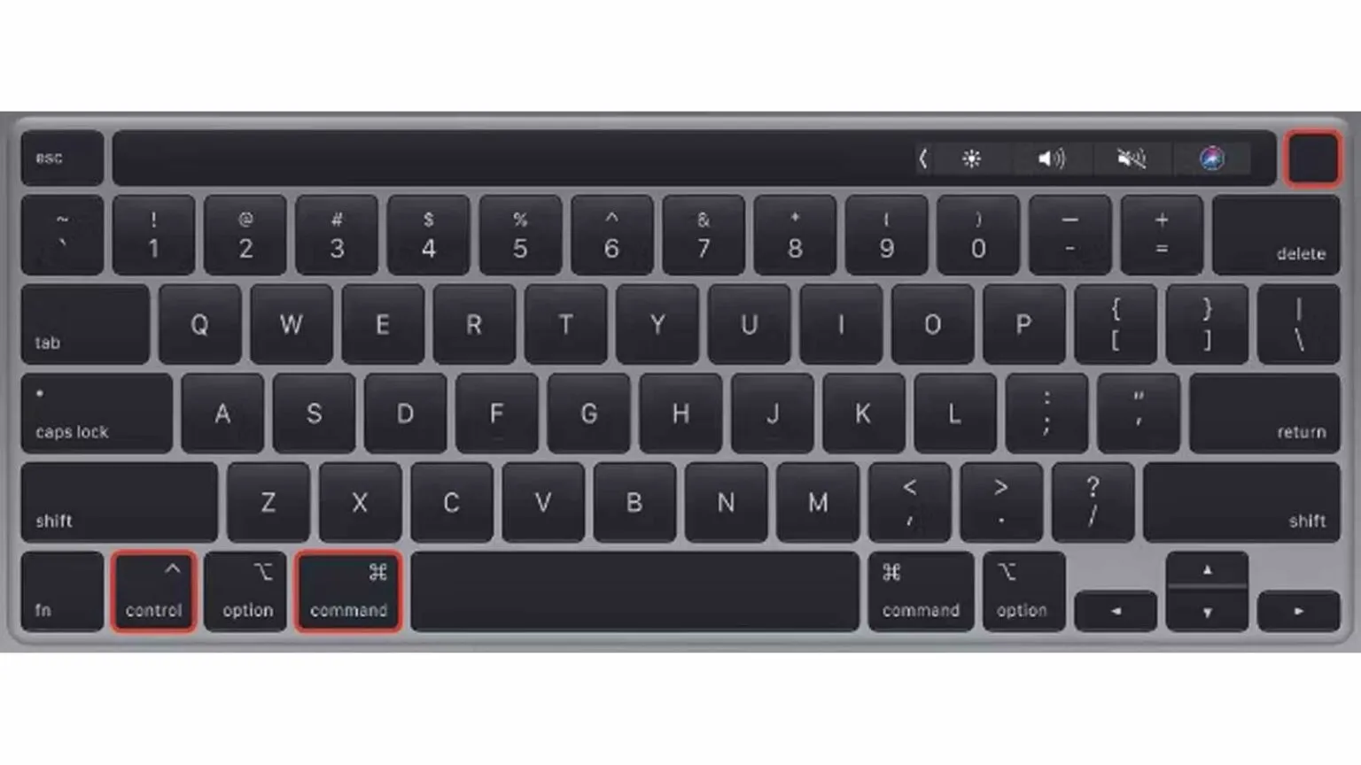 خاموش کردن مک بوک با کلید میانبر