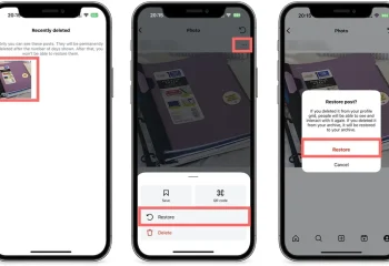 حذف پست در اینستاگرام