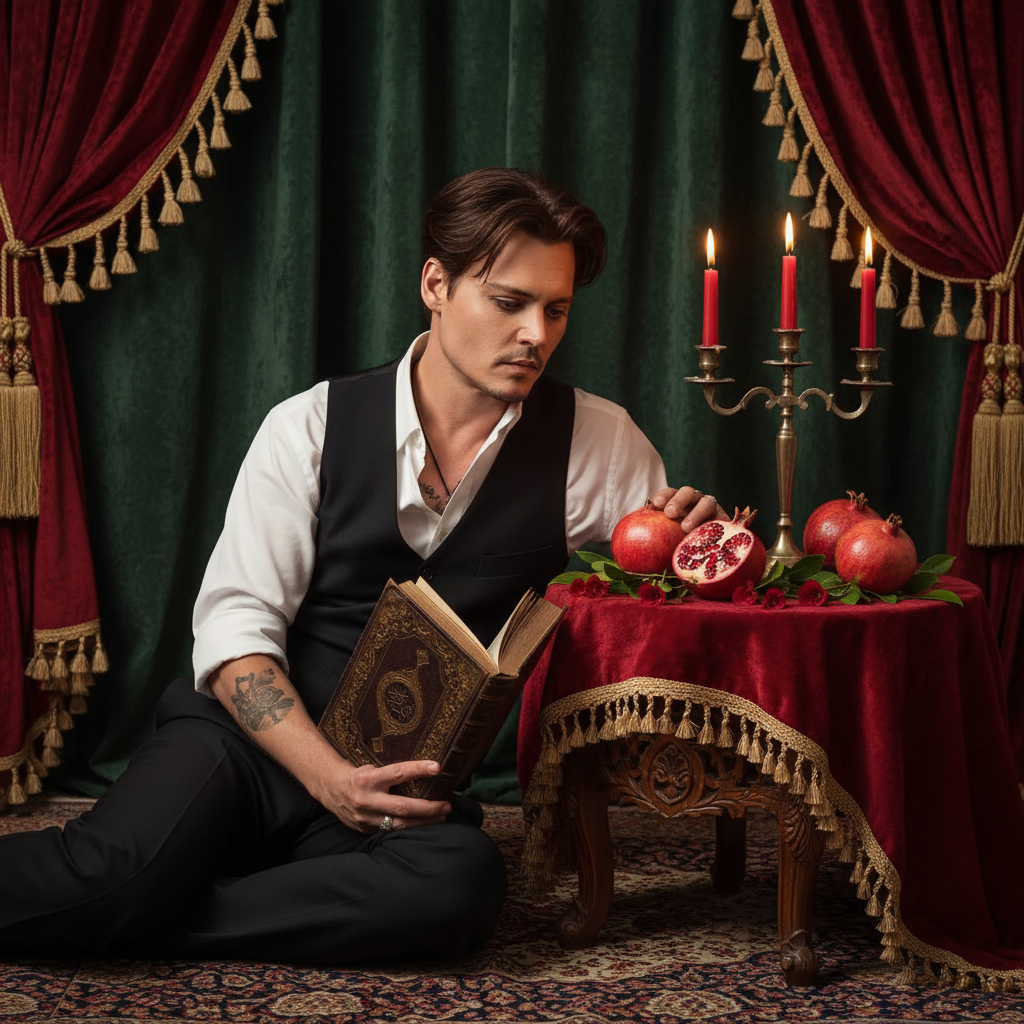 10 تا از بهترین پرامپت‌های عکاسی یلدا با هوش مصنوعی