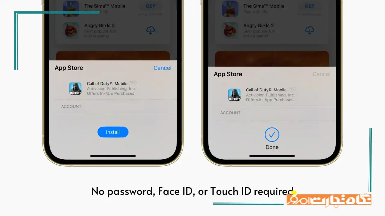 نحوه دانلود از اپ استور بدون رمز اپل ایدی