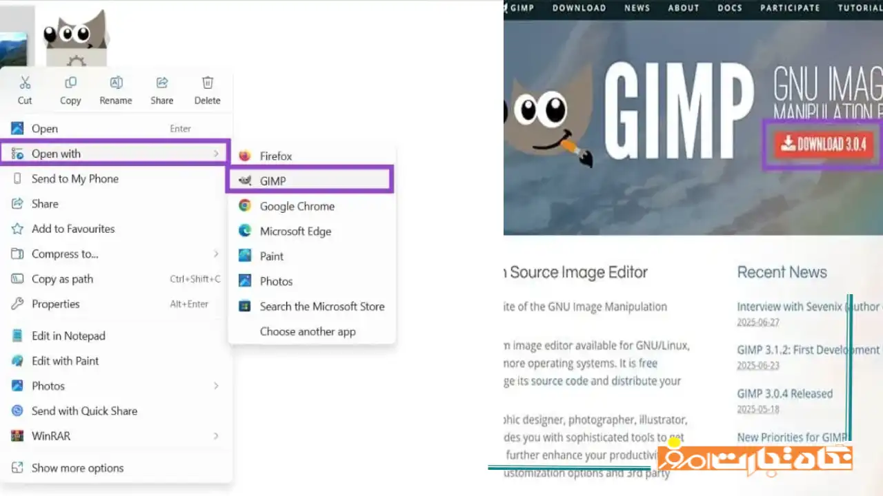 استفاده از یک ویرایشگر اختصاصی WebP برای ویندوز