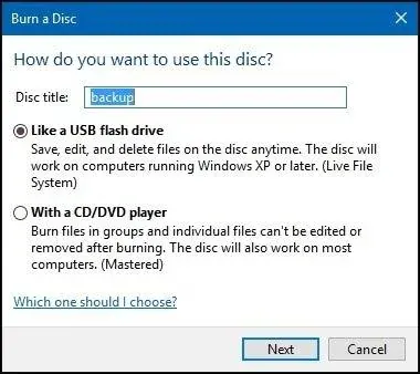 نحوه رایت کردن سی دی