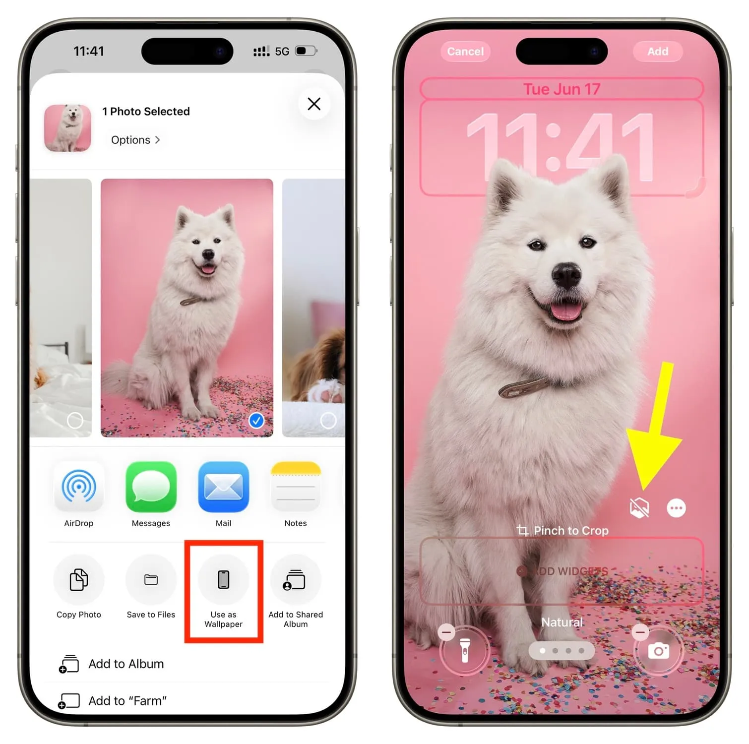 سه بعدی کردن صفحه قفل