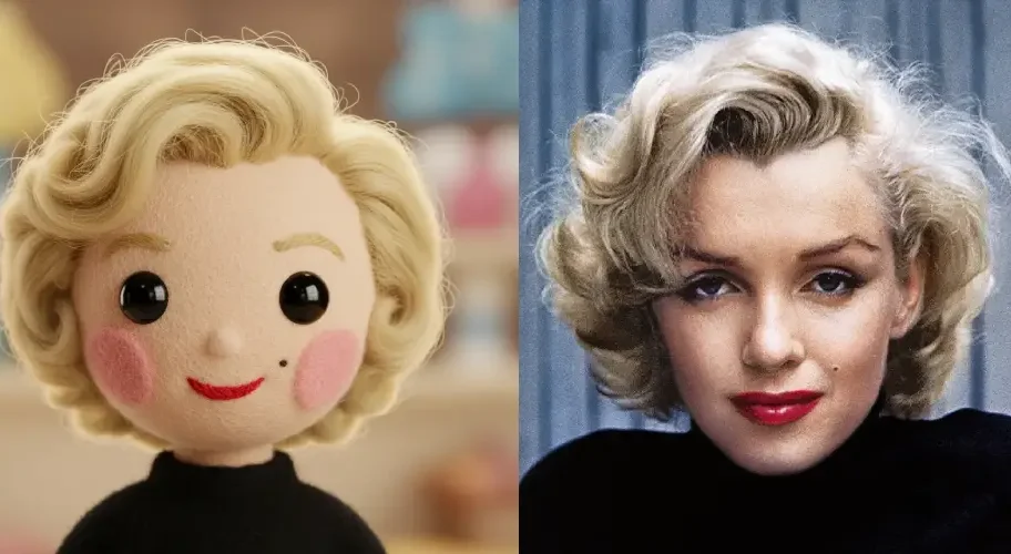 پرامپت تبدیل چهره به عروسک / 3 پرامپت عروسک نمدی