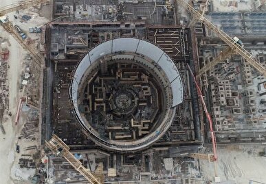 راکتور بوشهر قد میکشد / نصب حلقه سوم پوسته محافظ راکتور نیروگاه اتمی بوشهر به پایان رسید