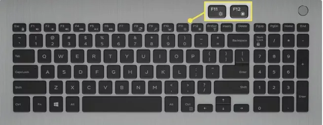 تنظیم نور لپتاپ