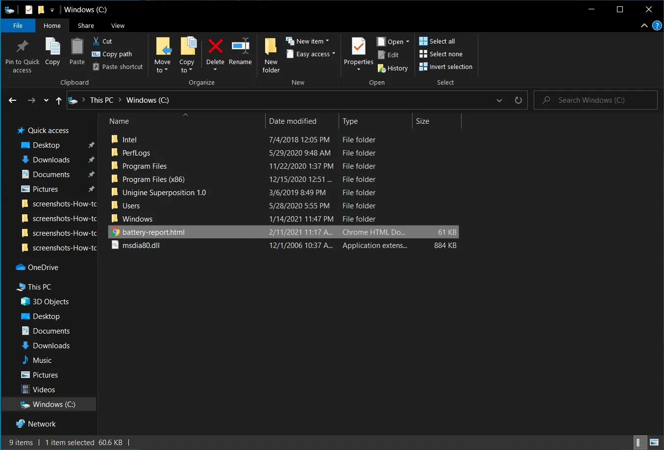 سلامت باتری لپتاپ 