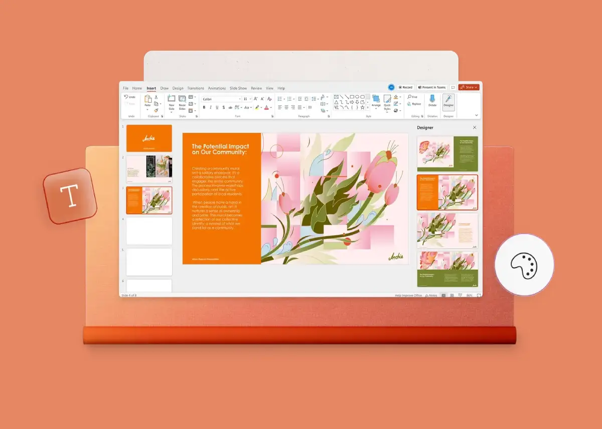 کلید های میانبر پاورپوینت
