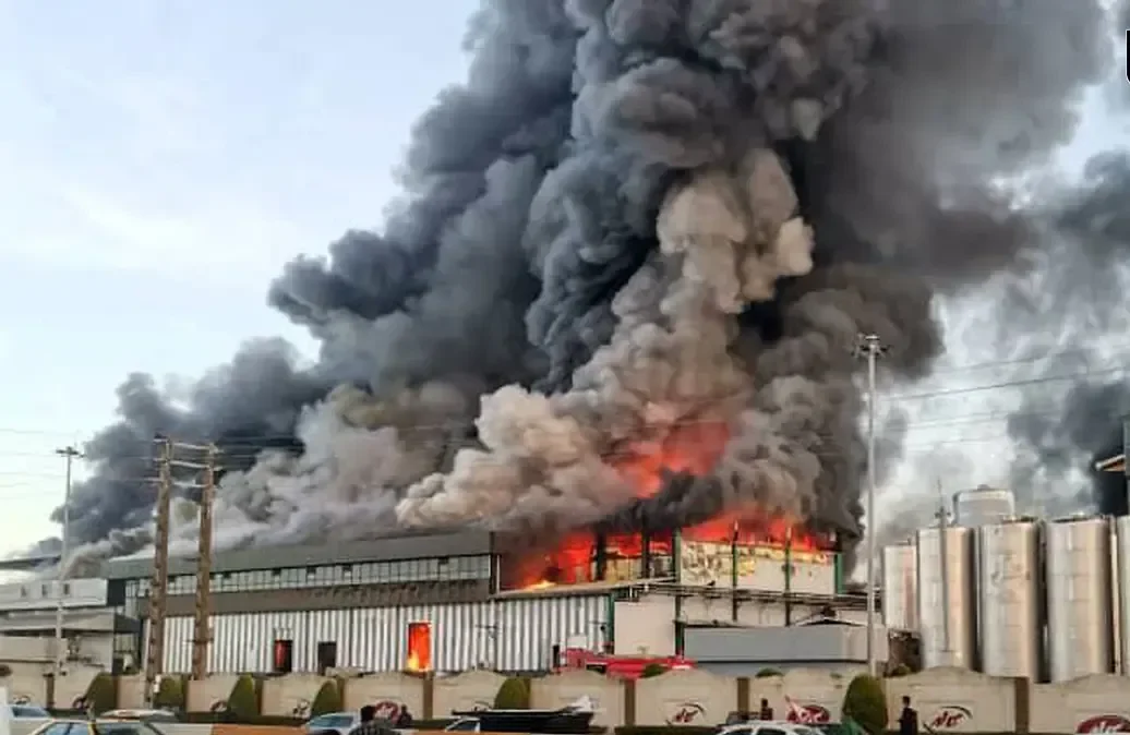 آخرین وضعیت حرق کارخانه کاله + علت حادثه