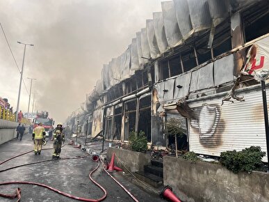 سخنگوی شهرداری تهران : علت حادثه آتش سوزی بازارچه جنت آباد در دست بررسی است